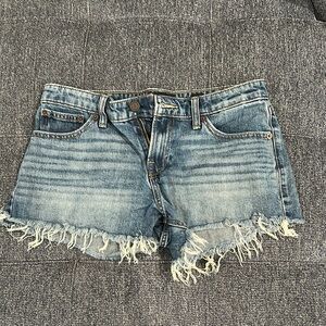 Lucky Brand Blue Jean Shorts with Frayed Hem
